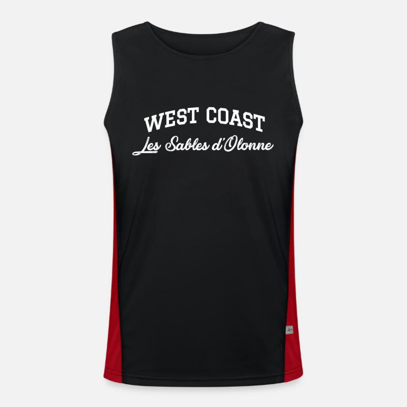 WEST COAST Les Sables d'Olonne Men's Functional Contrast Tank Top 