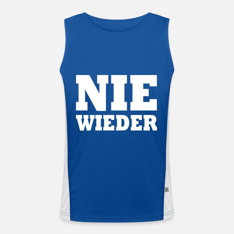 Nie wieder Funktionelles Kontrast-Tank Top für Männer 