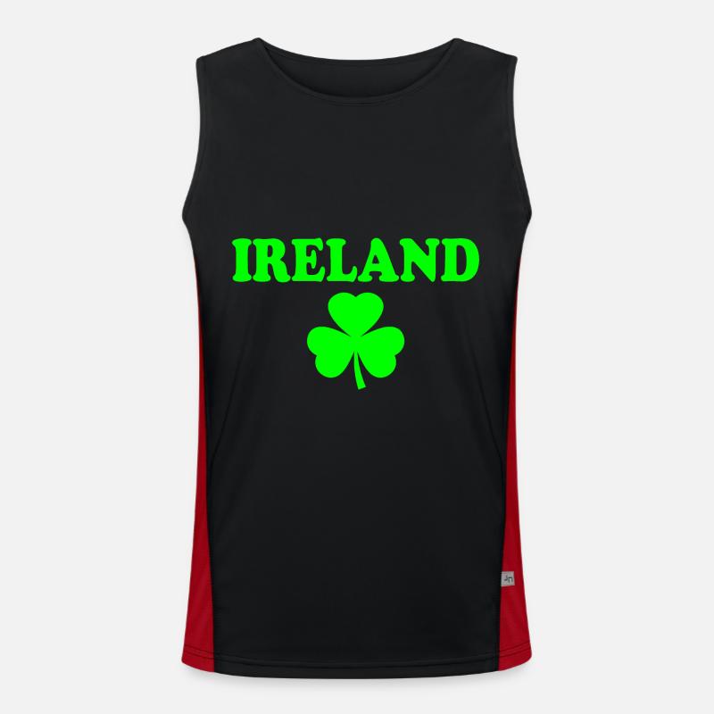 Trèfle d’Irlande Débardeur respirant contrasté Homme 