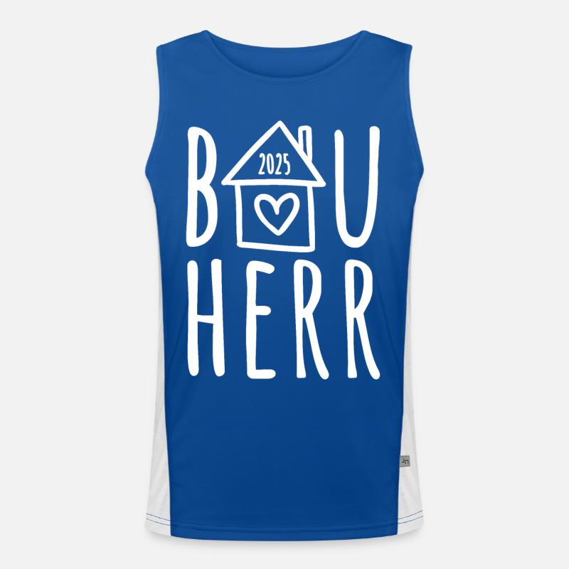 Bauherr 2025 Funktionelles Kontrast-Tank Top für Männer 