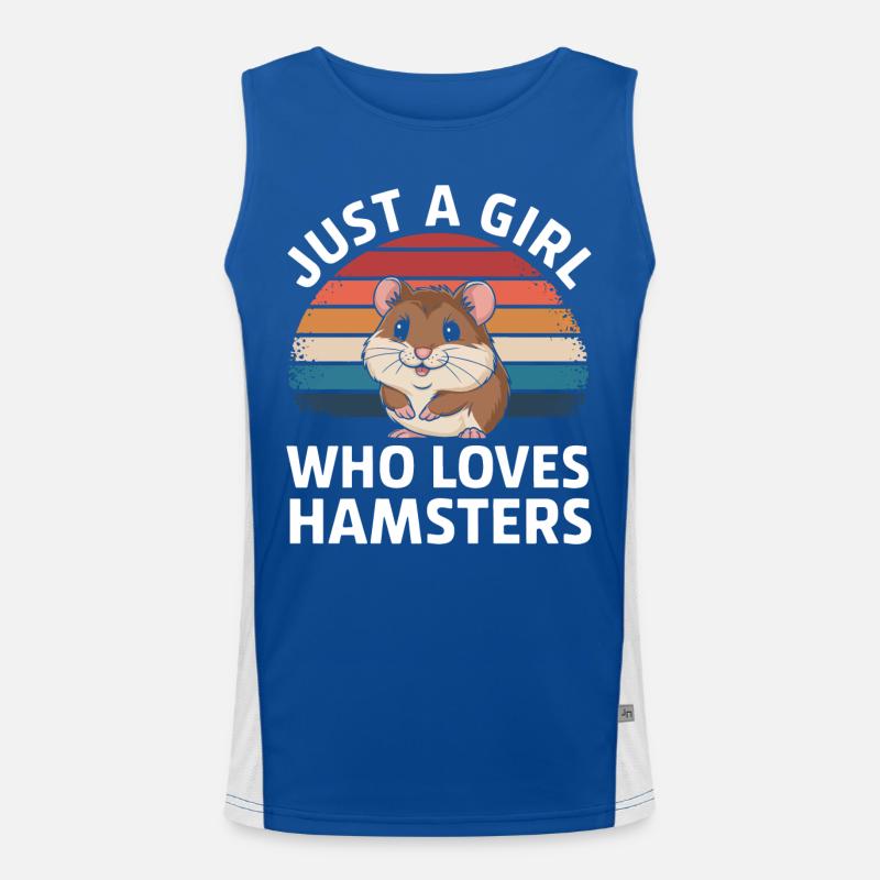 Hamster Men's Functional Contrast Tank Top 