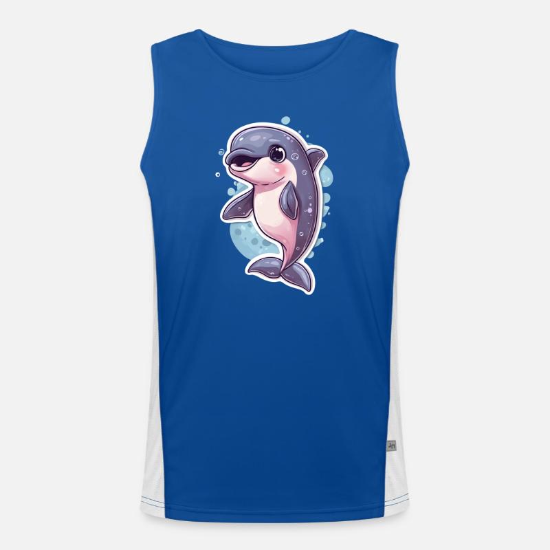 Dolphin Men's Functional Contrast Tank Top 