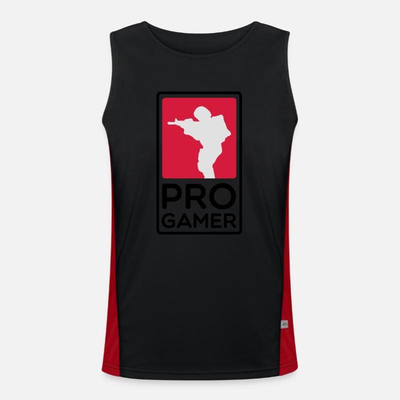 PRO GAMER Men's Functional Contrast Tank Top 