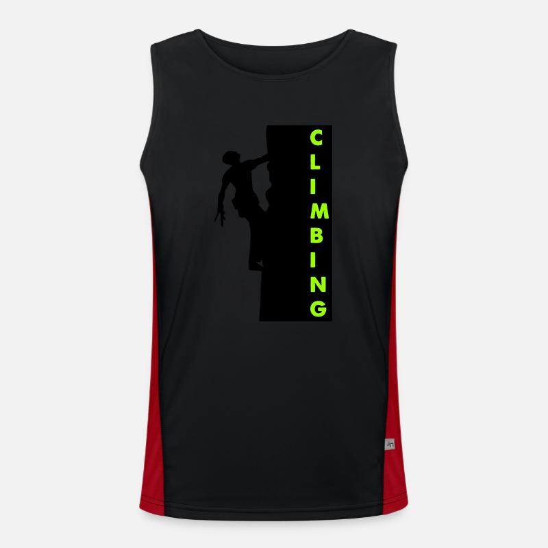 climbing Funktionelles Kontrast-Tank Top für Männer 