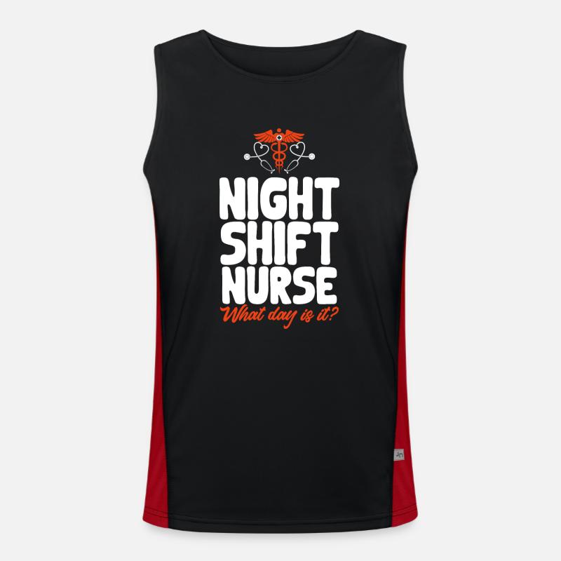 Infirmière de nuit Débardeur respirant contrasté Homme 