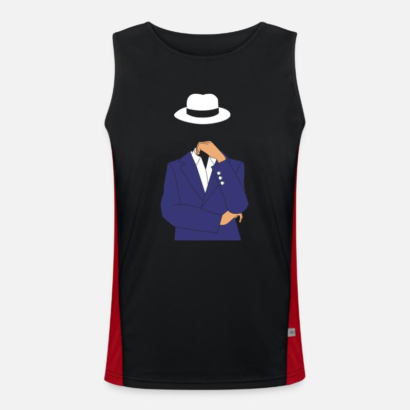 Cybersecurity Cyber Programmierer Hacker Funktionelles Kontrast-Tank Top für Männer 