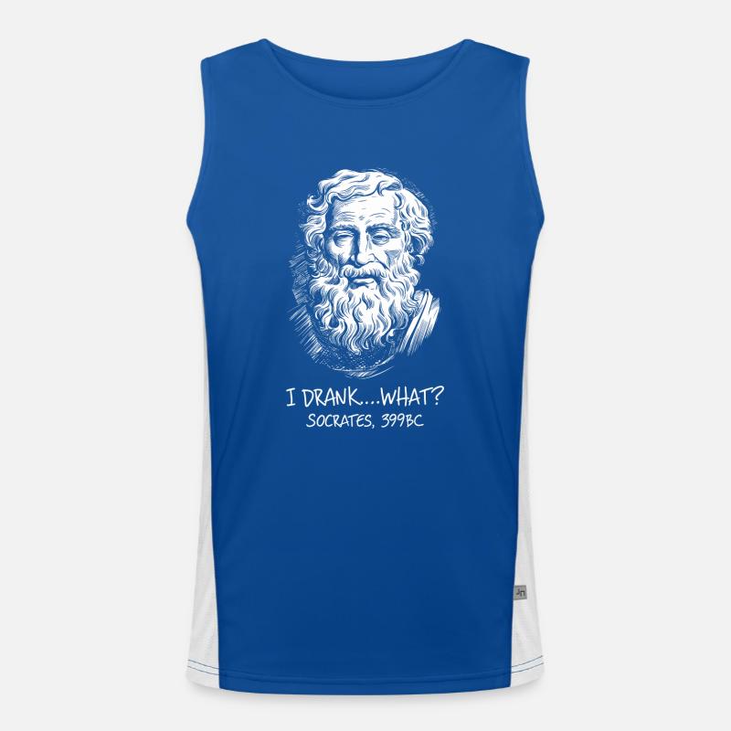 Philosophical humor for thinkers Men's Functional Contrast Tank Top 
