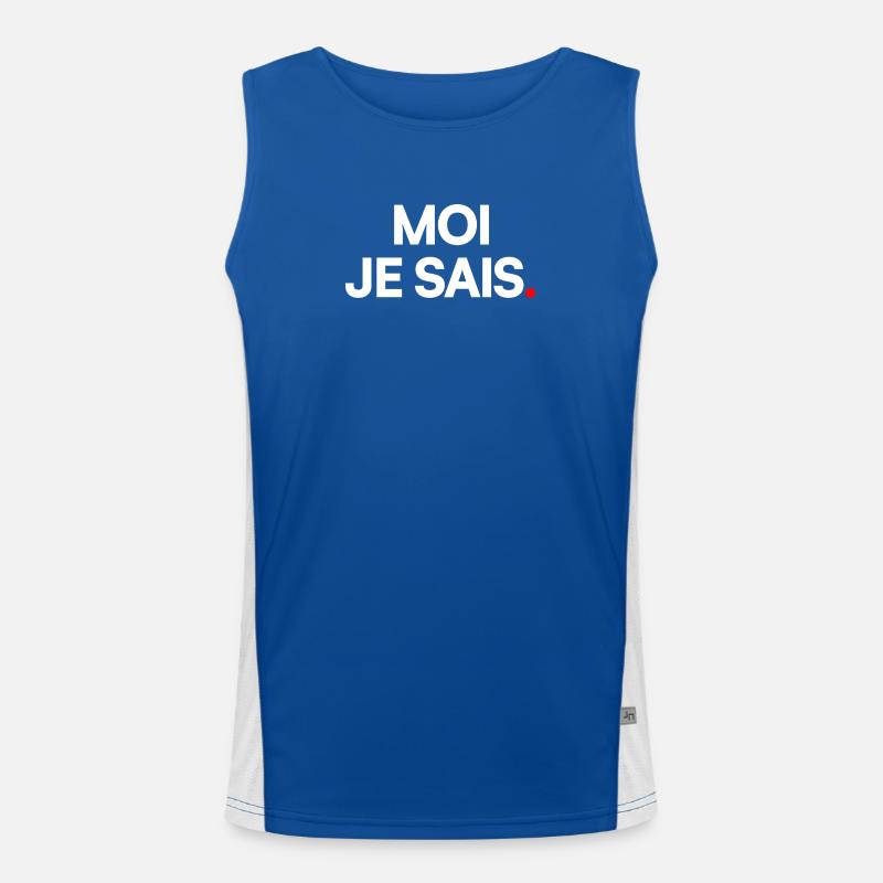 Moi je sais Débardeur respirant contrasté Homme 