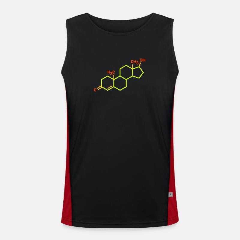 testosterone formula Men's Functional Contrast Tank Top 