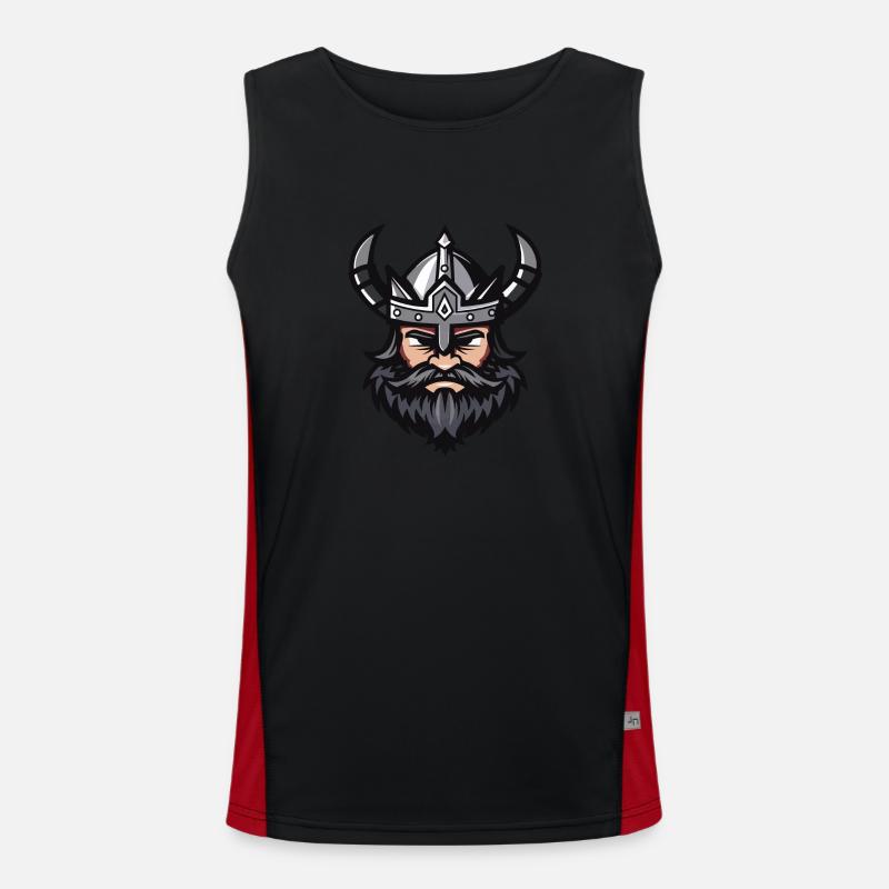 Wikinger Valhalla Funktionelles Kontrast-Tank Top für Männer 