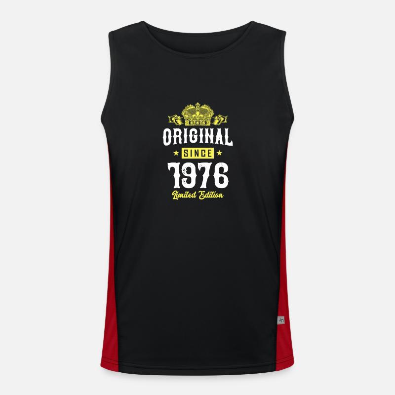 1976 limited edition Funktionelles Kontrast-Tank Top für Männer 