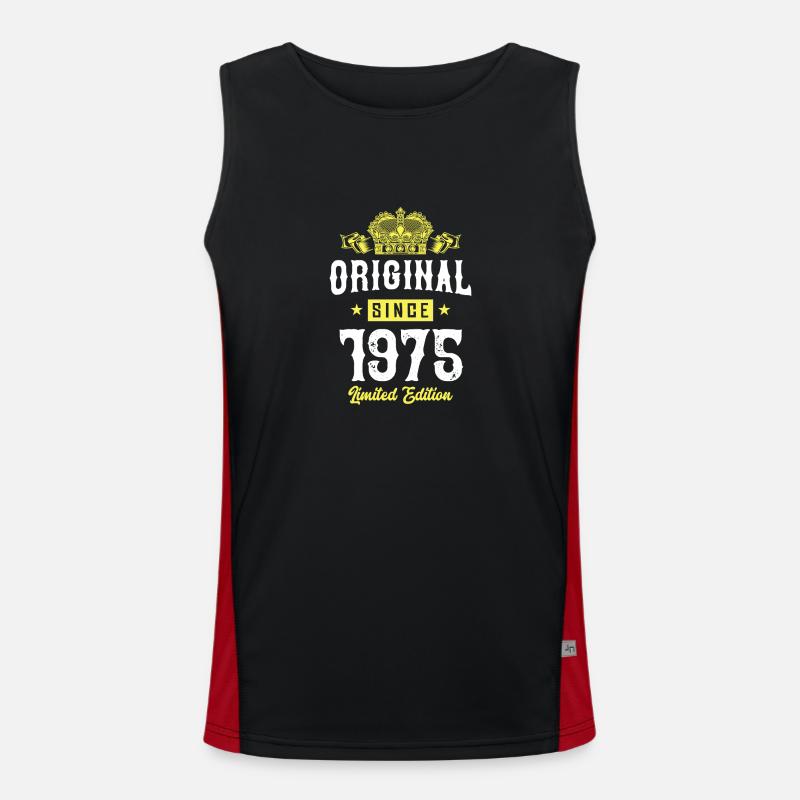 1975 limited edition Funktionelles Kontrast-Tank Top für Männer 