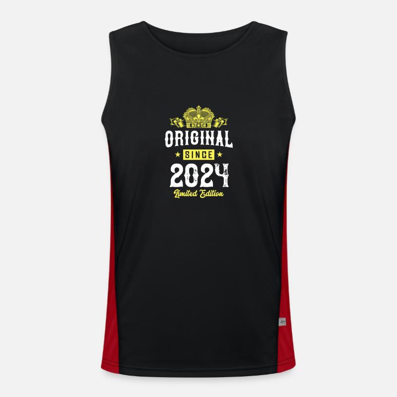 2024 limited edition Funktionelles Kontrast-Tank Top für Männer 