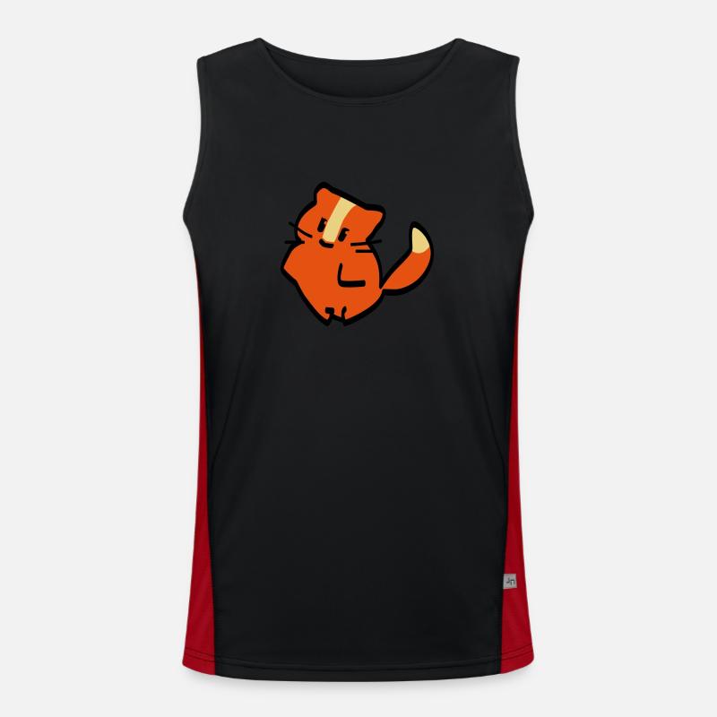 cat Men's Functional Contrast Tank Top 