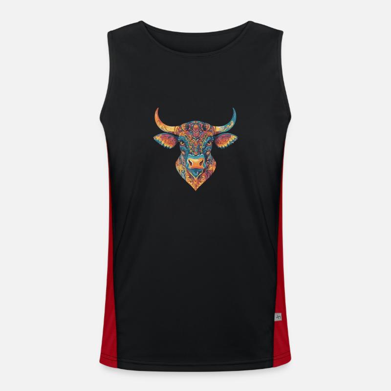 Bull Men's Functional Contrast Tank Top 