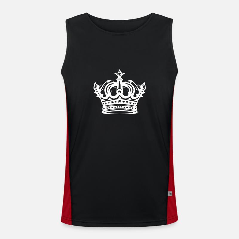 Krone Element Funktionelles Kontrast-Tank Top für Männer 