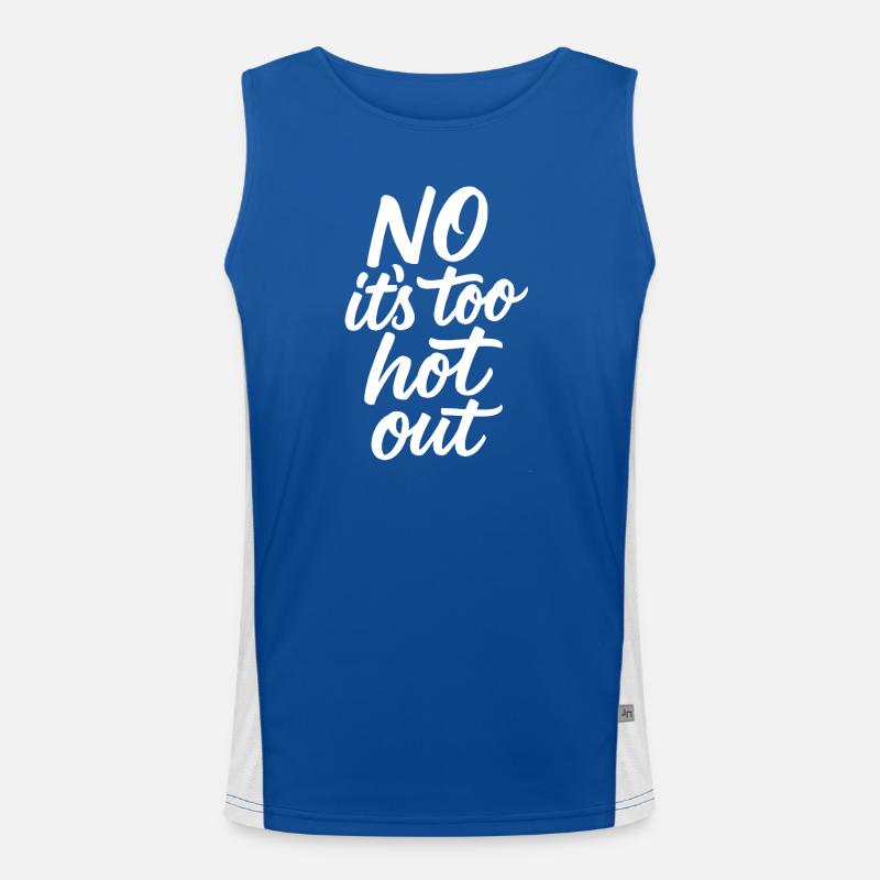 No, it's too hot outside. Anti-summer. Hate So Men's Functional Contrast Tank Top 