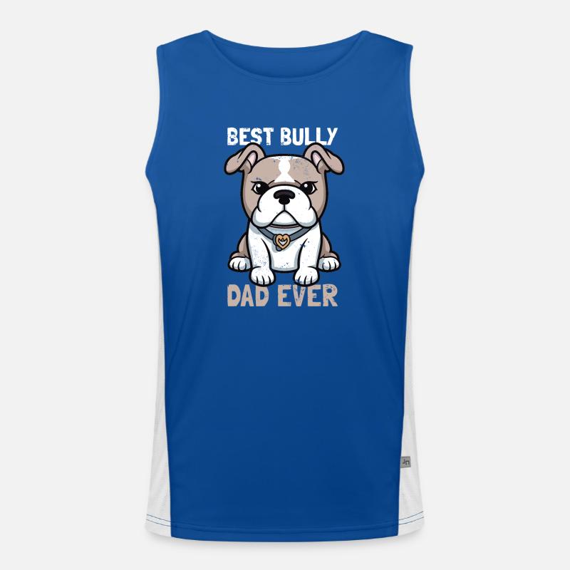 best bully dad ever Men's Functional Contrast Tank Top 
