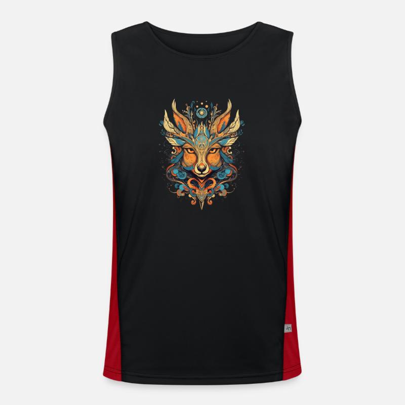Boho Deer Men's Functional Contrast Tank Top 
