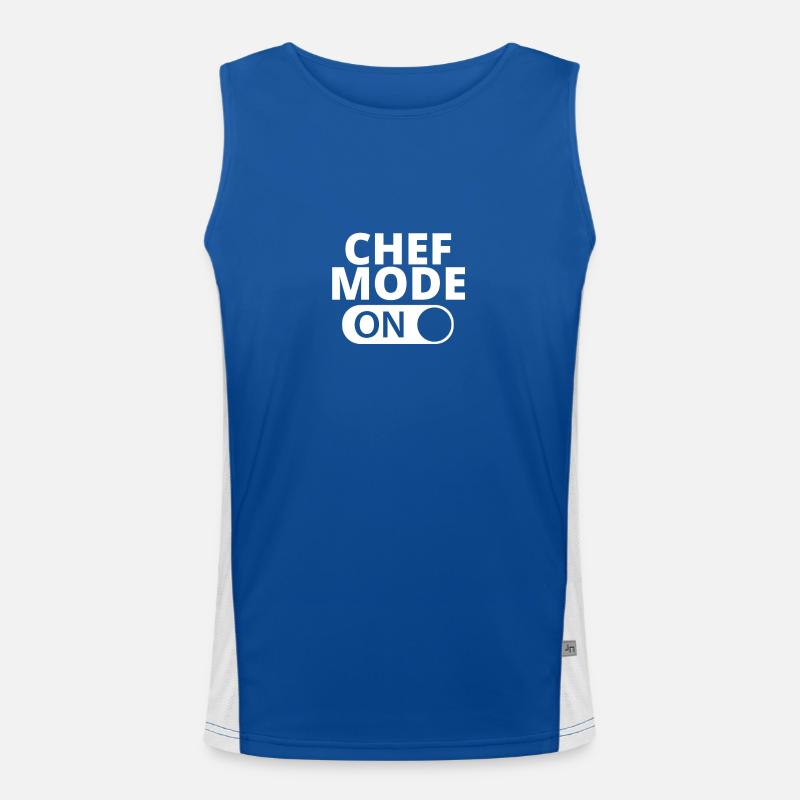 MODE ON CHEF Men's Functional Contrast Tank Top 