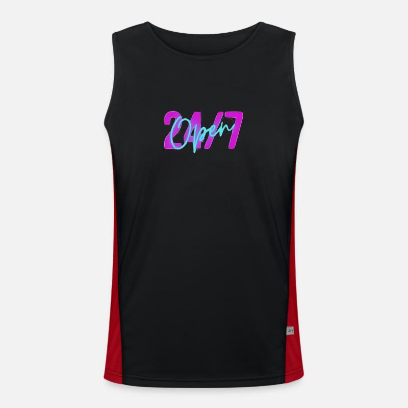 24/7 Funktionelles Kontrast-Tank Top für Männer 