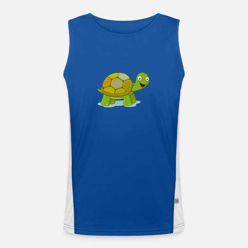 sea turtle tortoise tortoises5 Men's Functional Contrast Tank Top 