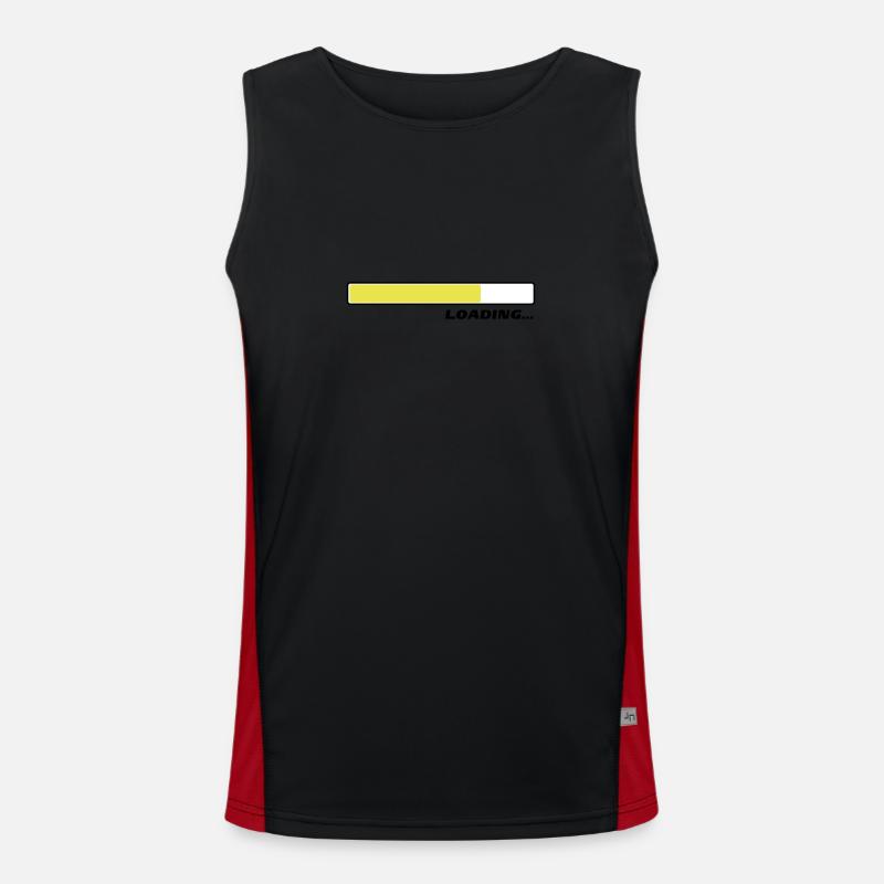 Loading ... Loading beam status 3c - Men's Functional Contrast Tank Top  - black/red