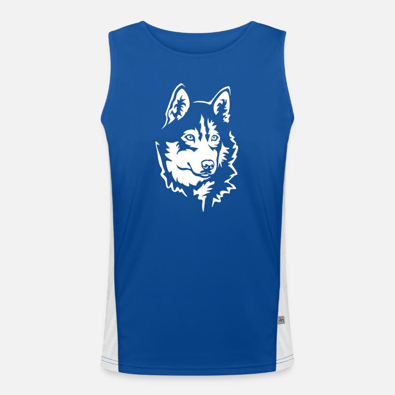 Husky Head "Black Edition" Men's Functional Contrast Tank Top 