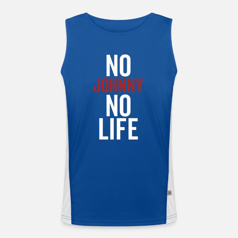 No Johnny No Life Men's Functional Contrast Tank Top 