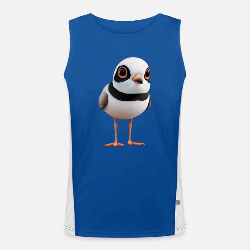Yellow-footed plover Men's Functional Contrast Tank Top 