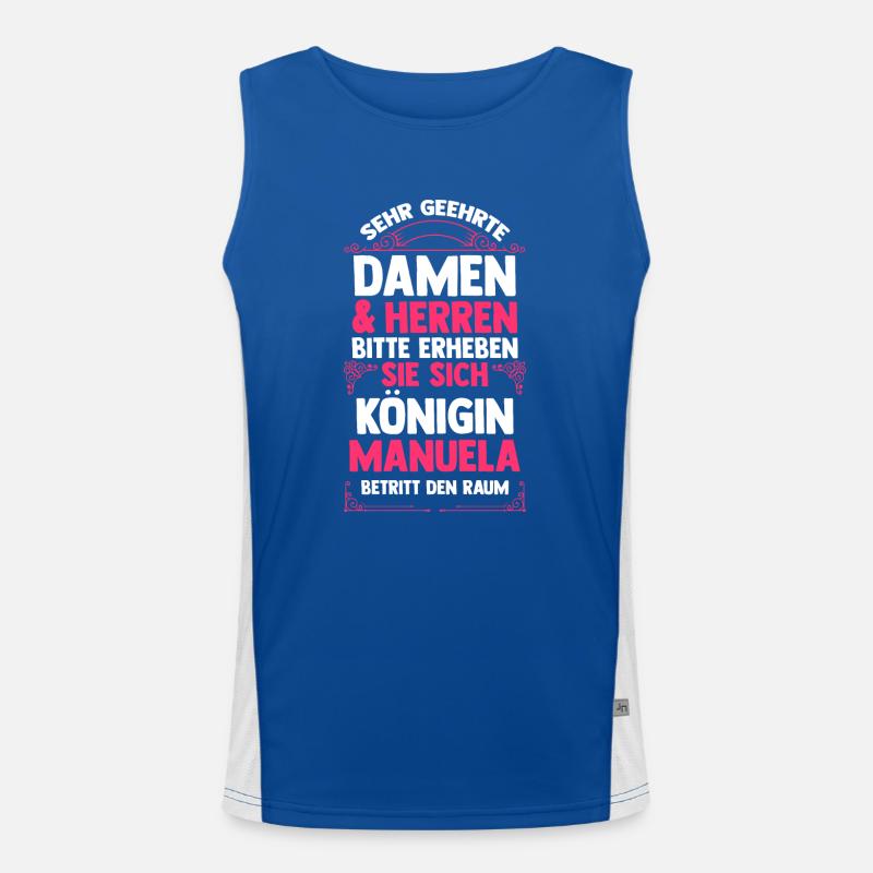 Manuela Funktionelles Kontrast-Tank Top für Männer 