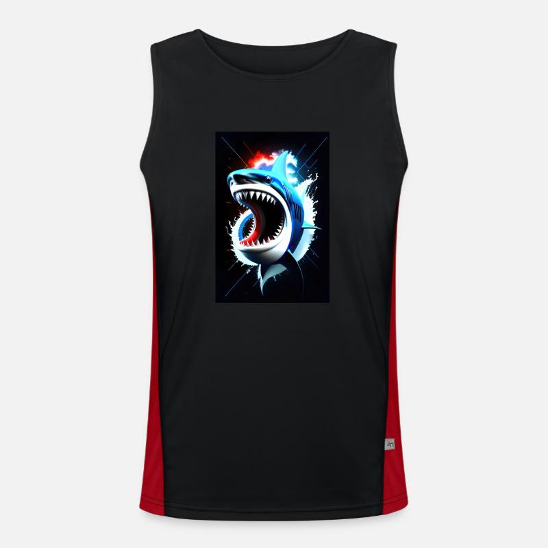 Sharknado #2 Débardeur respirant contrasté Homme 