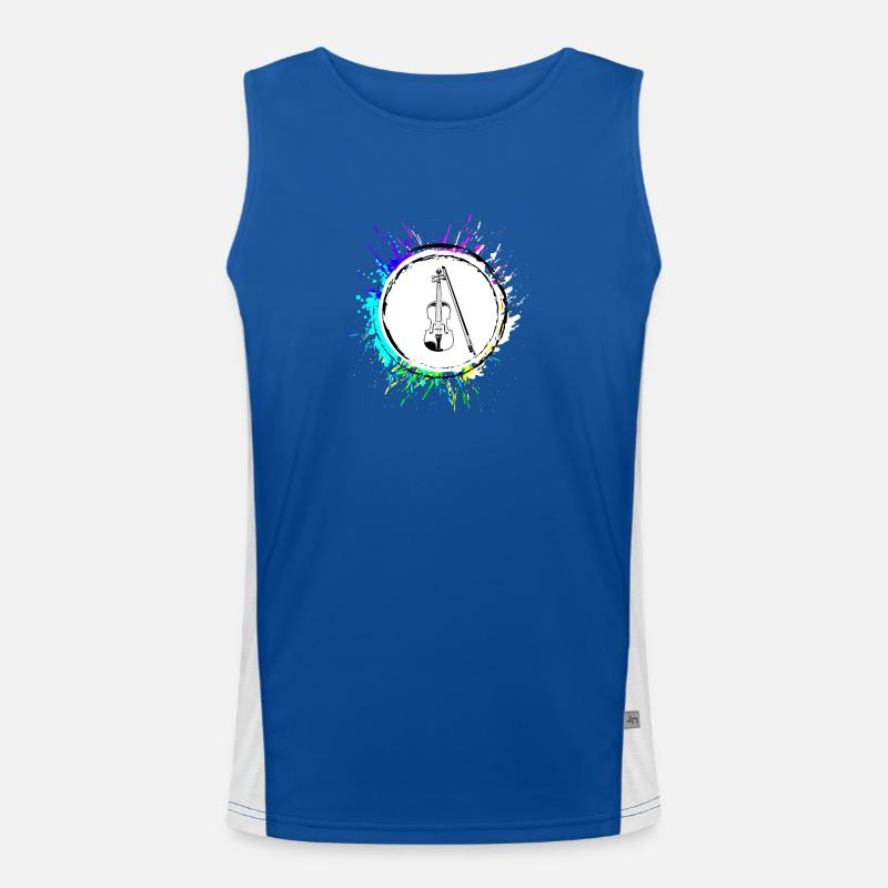 Fiddle icon icon Men's Functional Contrast Tank Top 