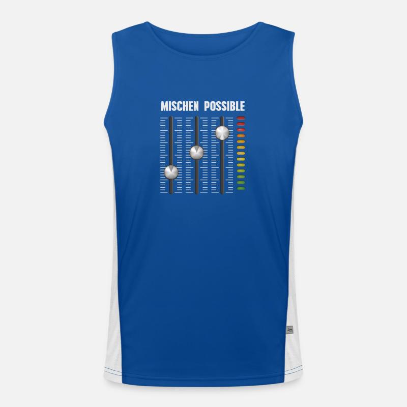 Mischen Possible Funktionelles Kontrast-Tank Top für Männer 