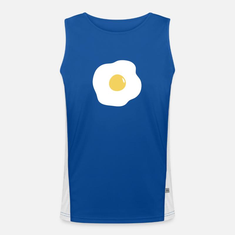 egg fried Men's Functional Contrast Tank Top 