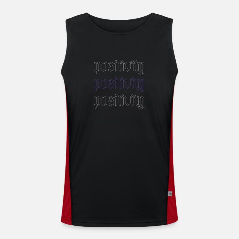 positivity Funktionelles Kontrast-Tank Top für Männer 