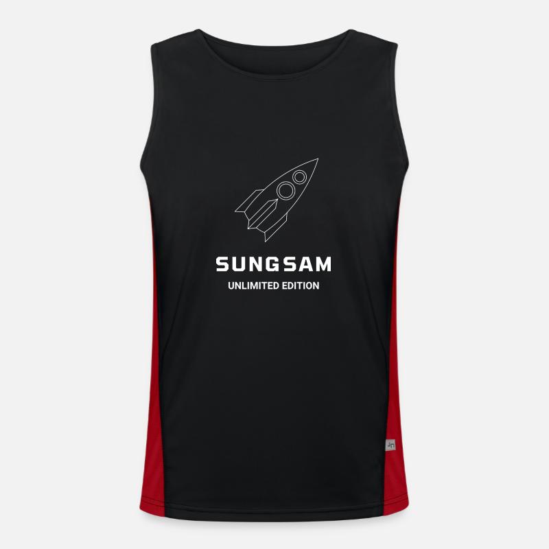 SUNGSAM EDITION ILLIMITEE (fusée) Débardeur respirant contrasté Homme 