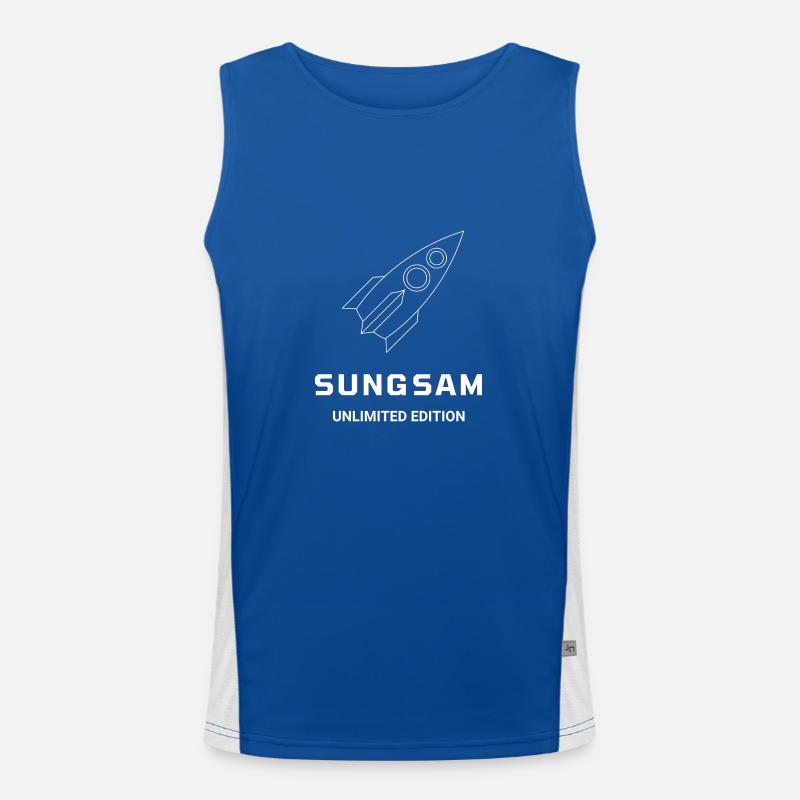 SUNGSAM EDITION ILLIMITEE (Rakete) Funktionelles Kontrast-Tank Top für Männer 