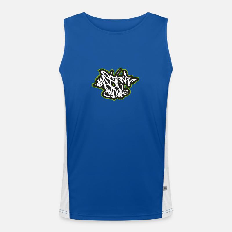 Marquage de graffitis Débardeur respirant contrasté Homme 