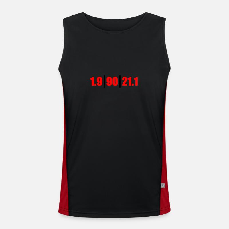 Triathlon Distanzen MD Funktionelles Kontrast-Tank Top für Männer 
