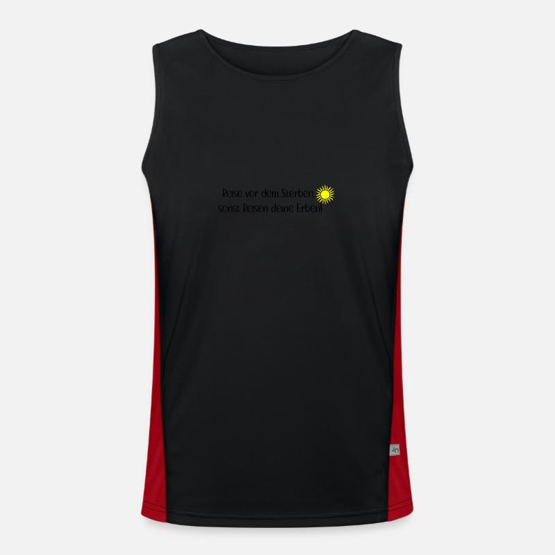 Journey before dying Men's Functional Contrast Tank Top 