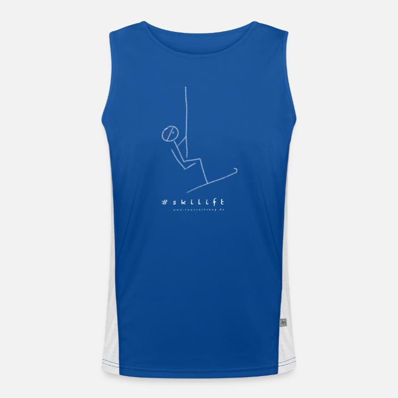 skilift Funktionelles Kontrast-Tank Top für Männer 