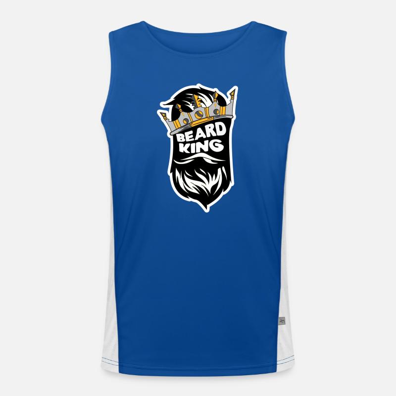 Beard Masculinity Statement Beard Hairstyle Beard Wearer Men's Functional Contrast Tank Top 