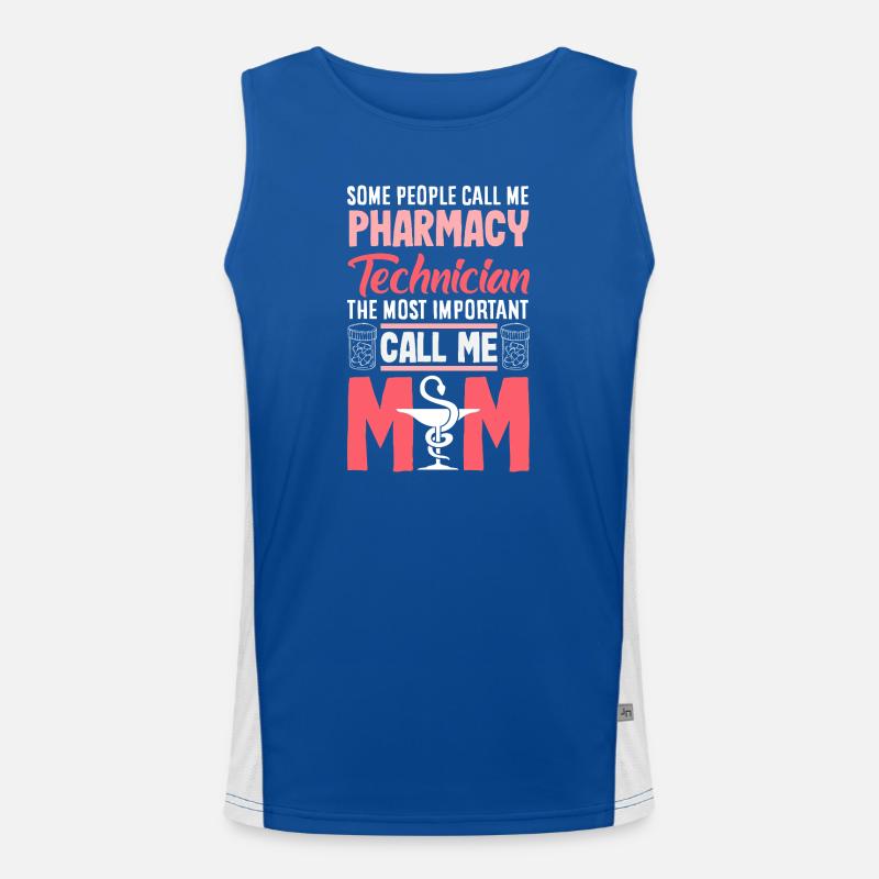 Apotheker Pharmazeutisch-technischer Funktionelles Kontrast-Tank Top für Männer 