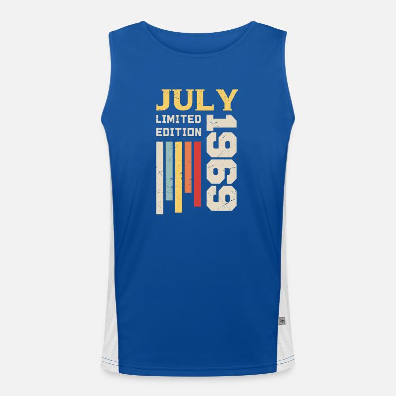 Juli 1969 - Juli 1969 Geburtstagsgeschenk Funktionelles Kontrast-Tank Top für Männer 