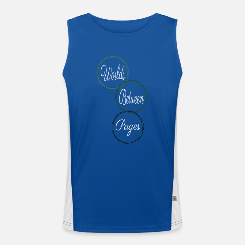 present idea literary genres virtual escape Men's Functional Contrast Tank Top 