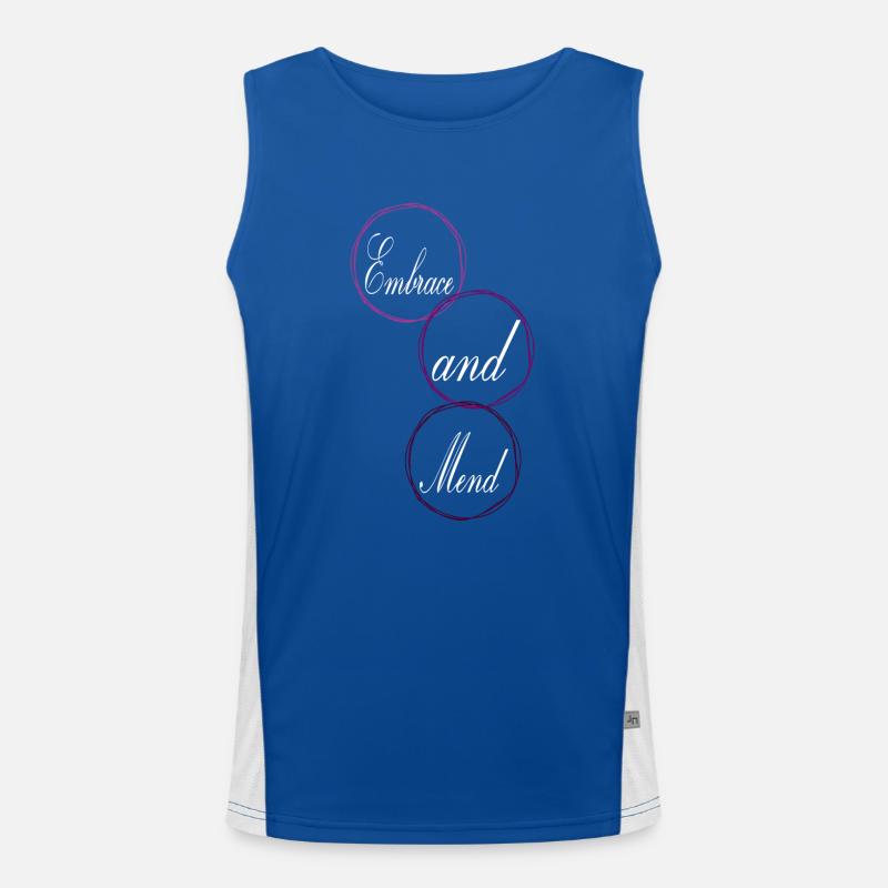 supportive relationships support network gift idea Funktionelles Kontrast-Tank Top für Männer 