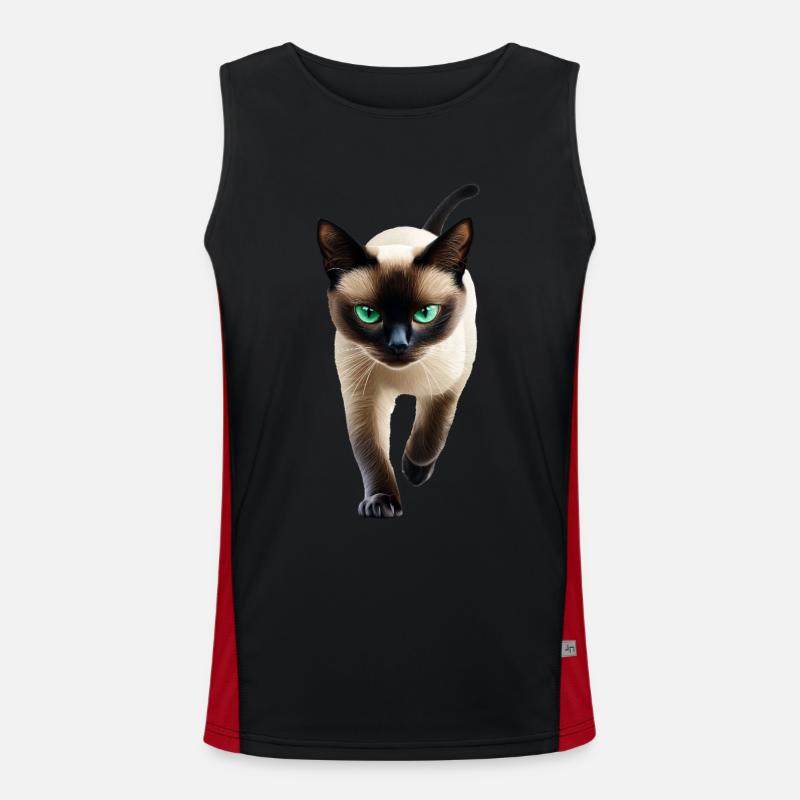 Siamese Funktionelles Kontrast-Tank Top für Männer 