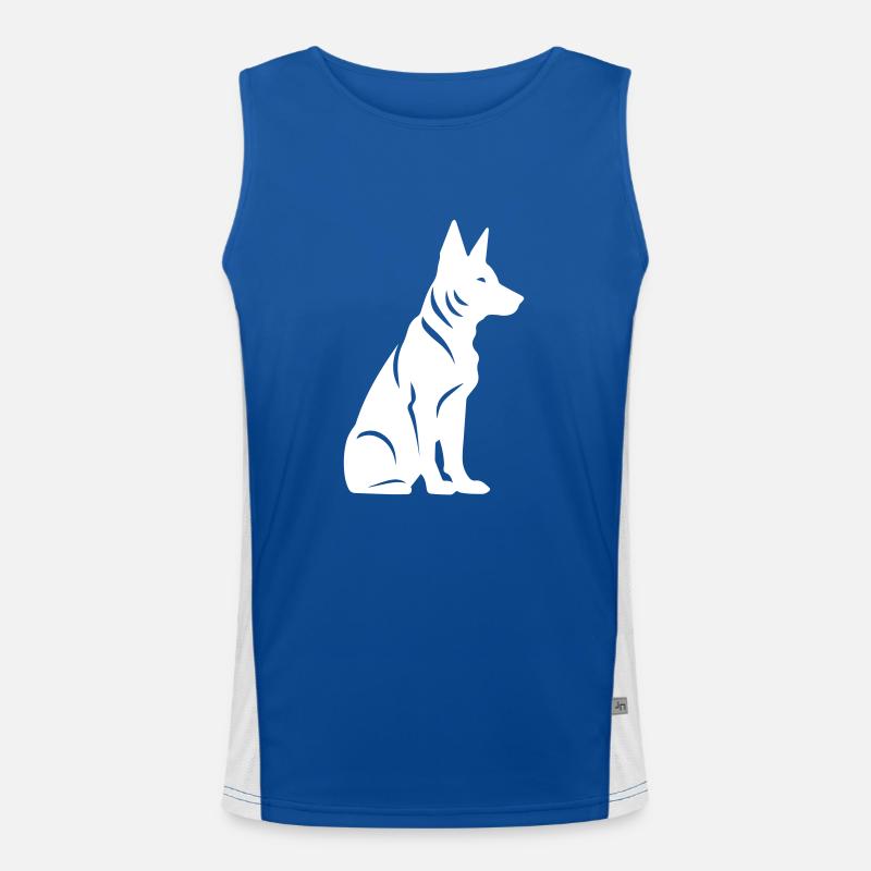 Chien Débardeur respirant contrasté Homme 