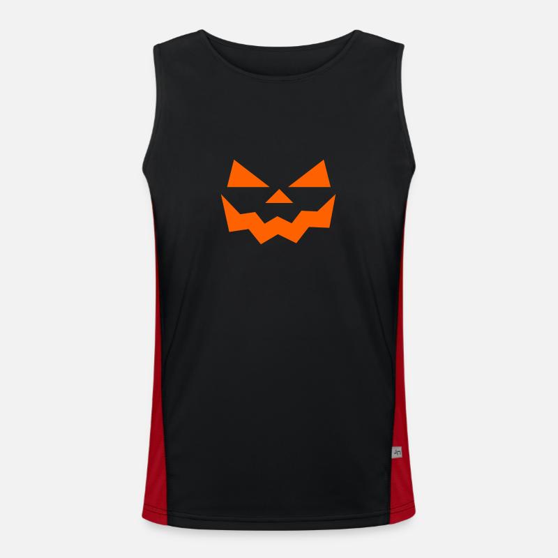 Cooles Halloweendesign Funktionelles Kontrast-Tank Top für Männer 